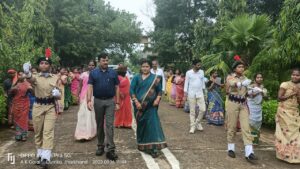 DIG honored the girl students of Eklavya School